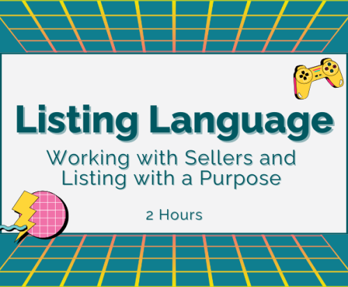 Listing Language | 2/19/25 | 12:30p-2:30p (2hrs)