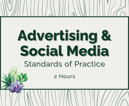 Advertising & Social Media | 5/14/25 | 1:30p-3:30p (2hrs)